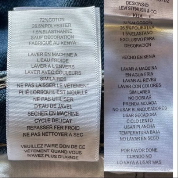 Levi’s Girl's Skinny Jeans with Classic Fit -14Reg - Picture 14 of 16